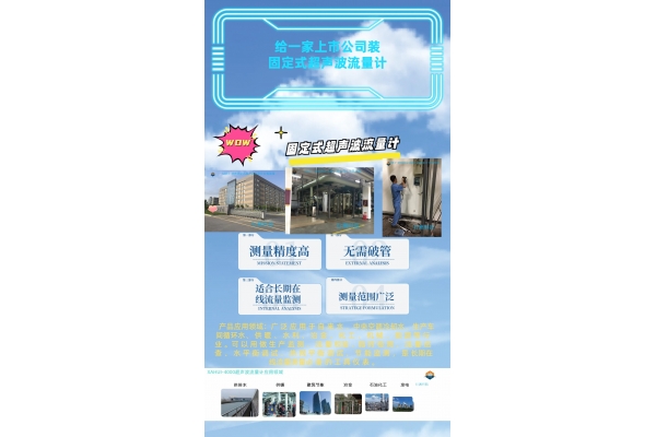 給一家上市公司安裝固定式超聲波流量計(jì)